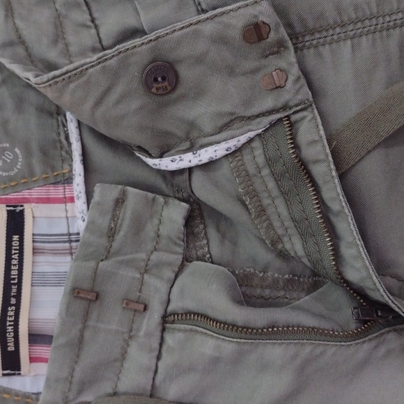 Anthropologie Daughters of the Liberation Linen Cotton Blend Wide Leg Pants - Picture 6 of 9